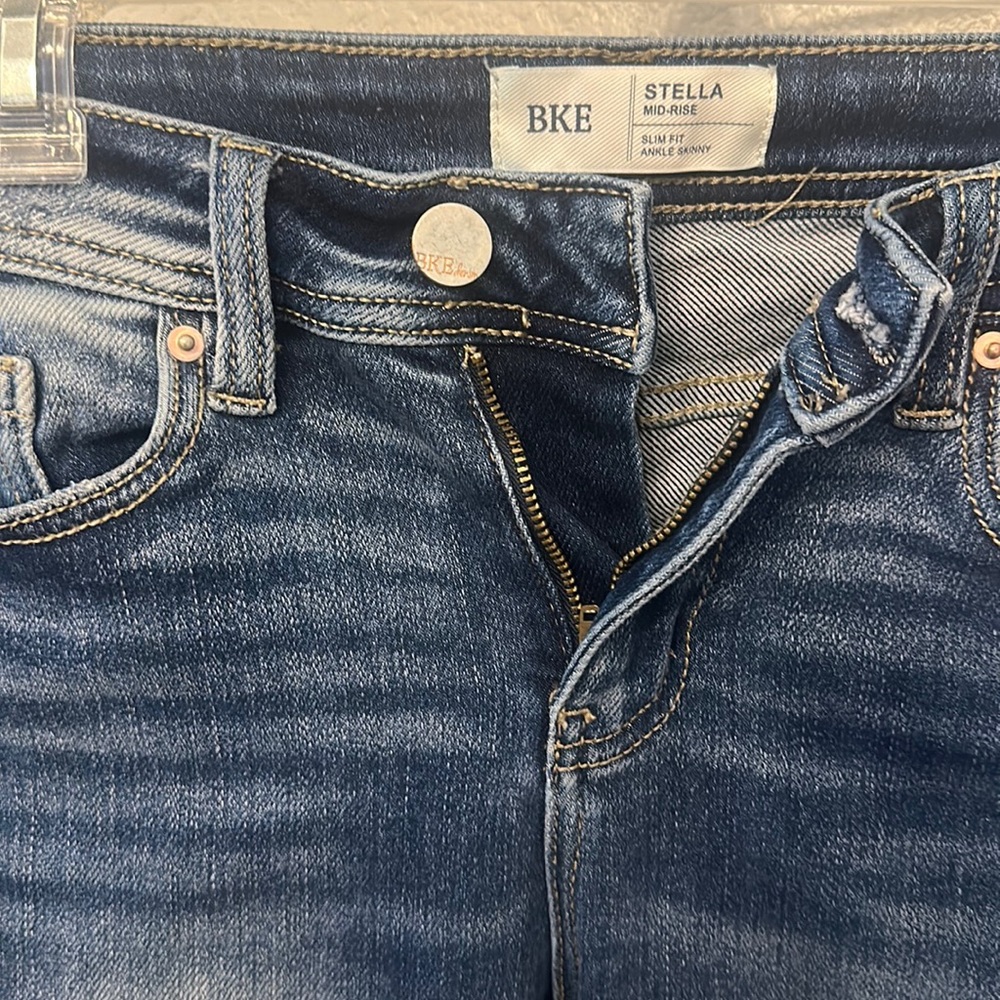 BKE Stella Mid-Rise Ankle Skinny Stretch Jean